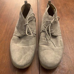 NWOT - Franco Sarto Tan Suede Oxfords - size 8.5